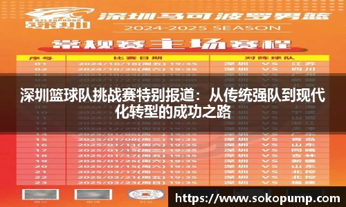 深圳篮球队挑战赛特别报道：从传统强队到现代化转型的成功之路