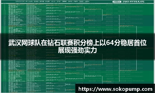 武汉网球队在钻石联赛积分榜上以64分稳居首位展现强劲实力